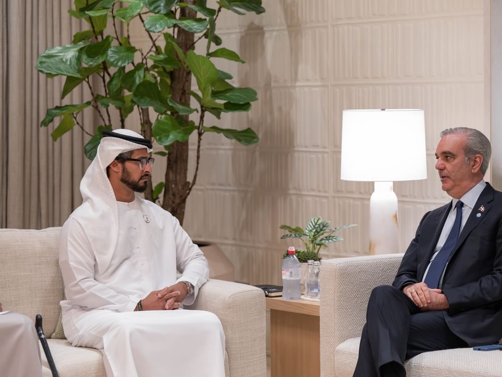 Zayed bin Hamdan bin Zayed meets Dominican Republic president to discuss economic and investment cooperation opportunities